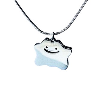 現貨 百變怪項鍊 怪獸可愛項鍊 銀色短項鍊 潮流吊墜 可愛小吊飾