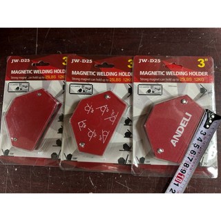 安德利 焊接定位器 電焊機 焊接神器 直角固定器 強磁力 磁鐵 家用焊槍吸鐵神器 焊接輔助電焊工具, 1個, 小號焊接定位器【一個】款式隨機出貨