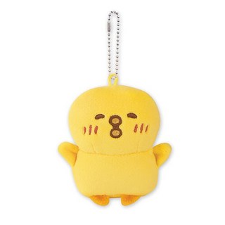 莫莫日貨 MIND WAVE 2025 3月 豆豆小雞 絨毛吊飾 玩偶吊飾 鑰匙圈 (共2款), 1個, 02.深黃色款 95515, 深黃色款