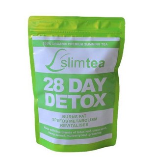 Slimtea 28天纖體排毒茶 - 輔助體重管理, 1個, 3袋,14Day Detox