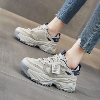 2023 新款老爹鞋 厚底網面休閒運動鞋 女學生百搭款
