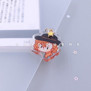 文豪野犬 動漫周邊髮圈 江戶川亂步 太宰治, 原創中原發圈+中原糖豆夾, 1個