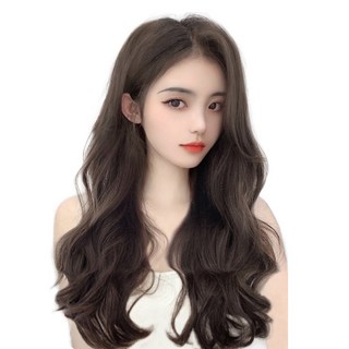 가발위드 붙임머리 엔디롱 웨이브 부분 가발 3피스 세트, 1개, 네츄럴블랙50cm