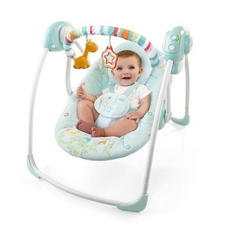 kids II 優質呵護攜帶式搖床 音樂安撫電動嬰兒搖椅