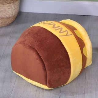 i豆寵物生活館 貓咪窩蜂蜜罐窩冬季保暖網紅可愛卡通貓窩四季通用狗窩小狗秋冬款, 1個, 被子窩,小號【3.0公斤內貓咪】