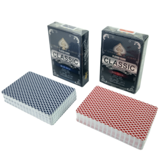 플라스틱 트럼프 카드 세트 브릿지사이즈, 1세트, 레드덱+블루덱