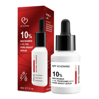 我的心機 10%菸醯胺+1%傳明酸毛孔淨白精華, 1件, 30ml