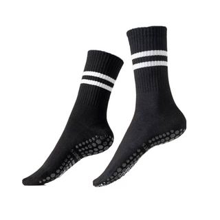 瑜珈襪 A145 防滑專業運動襪，中筒普拉提襪，秋冬健身地板襪