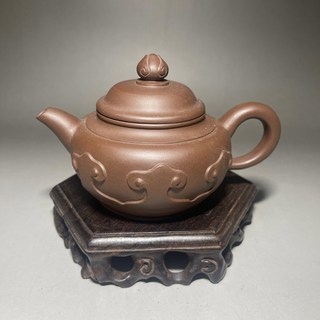 社長精選 早期訂製 儲國清製 原礦紫砂 老壺 半手工壺黨胚工藝 茶壺, 1個