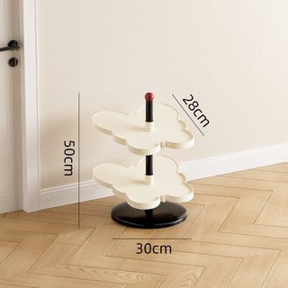 好物推薦 置物架 收納架 收納櫃 鞋架家用門口多層簡易可拆卸室內小窄門口鞋櫃出租屋宿捨收納神器, 奶油白（2層）, 1個