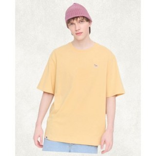 고급스럽고 세련된 헤지스 HAZZYS PHIZ 스몰퍼피 와펜 반팔티셔츠 옐로우 선물