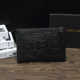 新款男士小號手拿包，歐美商務信封錢包，柔軟皮革男士手包, BBLQ-小08