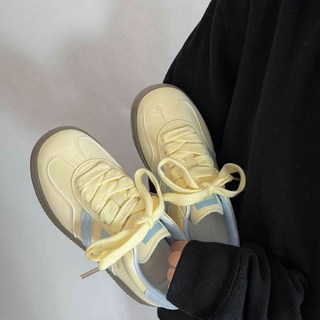 尚迪莎韓版復古德訓鞋春夏小白鞋ins潮百搭小衆女鞋學生休閒板鞋