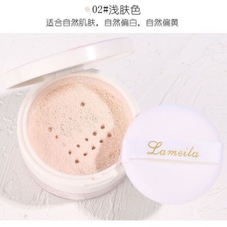 一木優選の愛心空氣蜜粉餅/散粉定妝粉餅女持久控油防水防汗遮瑕不脫妝自然, 02#淺膚色, 1個