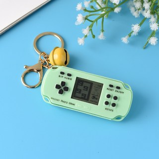 地鼠機鑰匙扣益智遊戲機解壓玩具娃娃機 復古 遊戲機, 1個, 绿色PSP游戏机