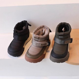 臺灣熱銷 兒童雪地靴加絨加厚女童雪地棉2025新款冬鞋男童大棉鞋防水靴子