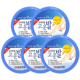 일양약품 뉴프리미엄 고운발 발뒤꿈치 각질관리, 1개입, 5개, 100g