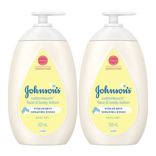 존슨즈베이비 코튼터치 페이스 앤 바디 로션, 2개