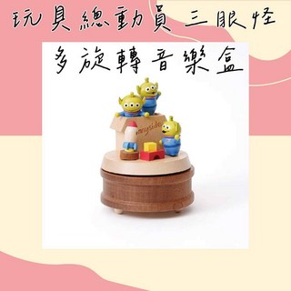 寶貝龍 【三眼怪】玩具總動員 多旋轉音樂盒 收納 居家 婚禮禮物 精緻禮物 知音 台灣出貨