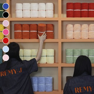 [레미제이] 밴딩페이스타올 7 color 250g 고급모달텐셀 (4p 선물포장), 러브(빨강) 밴딩페이스타올 (4p), 1개