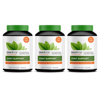 젠와이즈 어드밴스드 스트렝스 조인트 서포트 글루코사민 180타블렛 X 3통, 180정, 3개