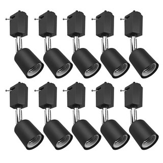 레일조명 자유봉 (전구별도구매), 블랙, 10개