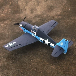 다이넌트 F6F 헬캣 날개 길이 1.3m 2차 세계 대전 미국 항공모함 기반 모델 실제 같은 고정 4s Po, 02 SRTF8C left