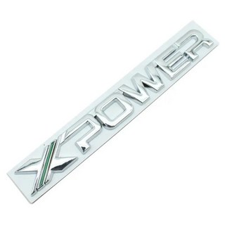 X-POWER 원래 문자 로고 자동차 스티커 MG 5 Scorpio 6 PHEV 바디 사이드 라벨 뒷 트렁크 수정 장식 유니버, 01 silver green, 1개