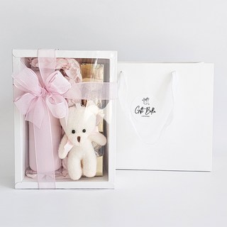 기프트벨라 핫스윗 발렌타인 초콜릿 텀블러 선물세트, 1세트, 200ml, 마카롱 핑크