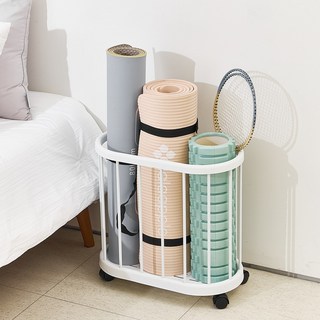 렉스퀸 이동식 운동기구 보관함, 1개, 화이트