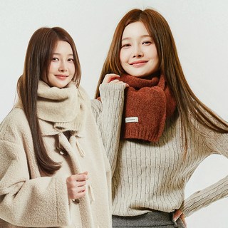 스타일디오 울 니트 머플러 커플 무지 목도리 겨울 남녀공용