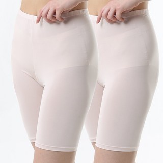 캐리루시 여성용 인견5부 냉감 속바지 2p