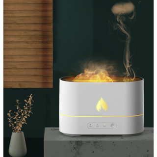 화로불 불멍 가습기 V20 대용량 미니가습기 USB 가습기, 블랙