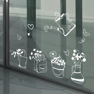 큐데코 해피가든-2 포인트스티커, 화이트(흰색)