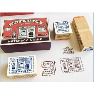 【YUBU】eric x SANBY 火柴盒印章組, 1個, 文具店