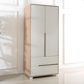 장인가구 국내 제조 하임 투서랍 옷장 방문설치, 화이트