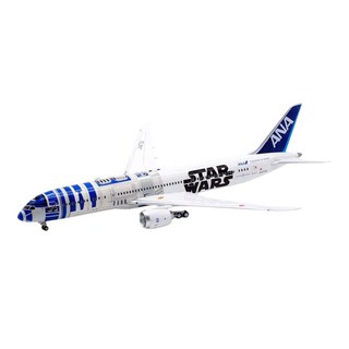 INFLIGHT 金屬模型 1/200 ANA 全日空 787-9 星際大戰 R2D2 彩繪機 JA873A, 1個
