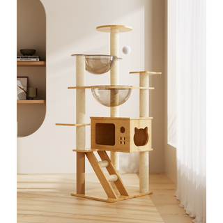 캣타워 고양이 집 사계절 공용 우주선 캣타워 고양이 장난감, 1개, 그림색