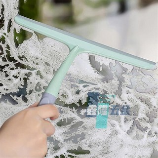 鑫隆五金 擦玻璃神器 家用玻璃刮刀 雙面清潔擦窗戶工具, 1個, 綠色【加厚加大】,關注店鋪 贈送挂鉤一個