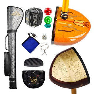 국산 파크골프채 프라임3스타 초경량 카본샤프트 골프채, 브라운샤프트(여성용), 3스타클럽+10종풀세트