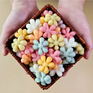 굿푸드365 국산쌀 레인보우 꽃떡국떡, 1개, 1kg