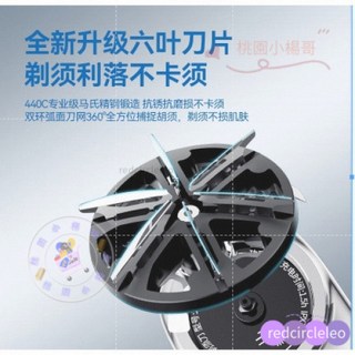 創維元石 mini剃須刀 刮鬍刀 剃鬚刀 元石潮流 刮鬍 剃鬚, 1個, 替換刀頭*1【不含剃鬚刀】