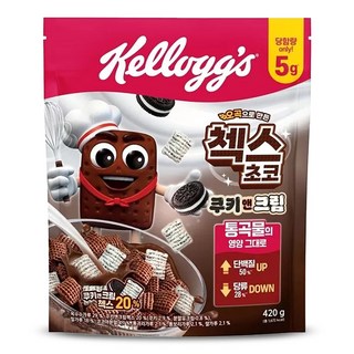 첵스초코 쿠키앤크림 시리얼, 420g, 1개