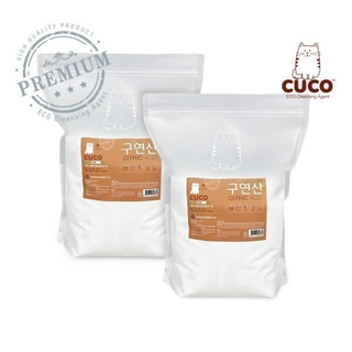 한내음 CUCO 구연산 프리미엄 오스트리아산 가습기 세척 청소 섬유유연제, 5kg, 2개