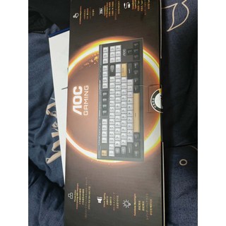 AOC 遊戲機械鍵盤 青軸/薄膜鍵盤 白色 無數字鍵盤, 如圖所示, 詳情內介紹, 製造商軸