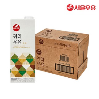 서울우유 귀리우유, 8개, 750ml