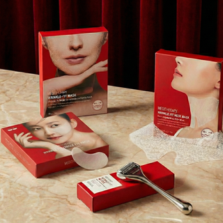 MEDITHERAPY 緊緻修護套組 緊緻修護頸膜 面膜 按摩滾輪, 1個