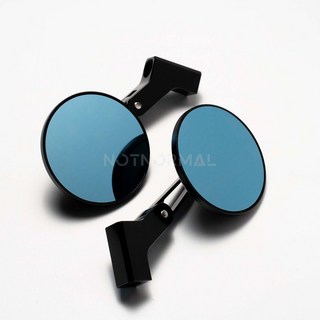 NotNormal 賽道鏡 帥哥鏡 2.0 CNC 後照鏡 迷你鏡 後視鏡 勁戰 JET DRG MMBCU, 1個, 藍色鏡面, 藍色鏡面