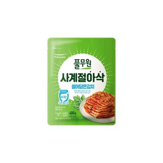 풀무원 사계절 아삭 썰어담은 김치, 2개, 400g