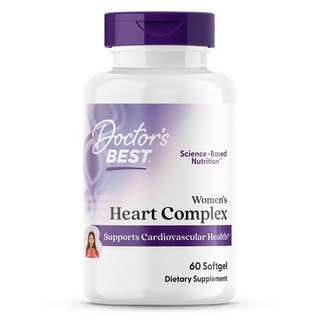 Doctor's BEST 女性Heart Complex保健軟膠囊, 1罐, 60顆